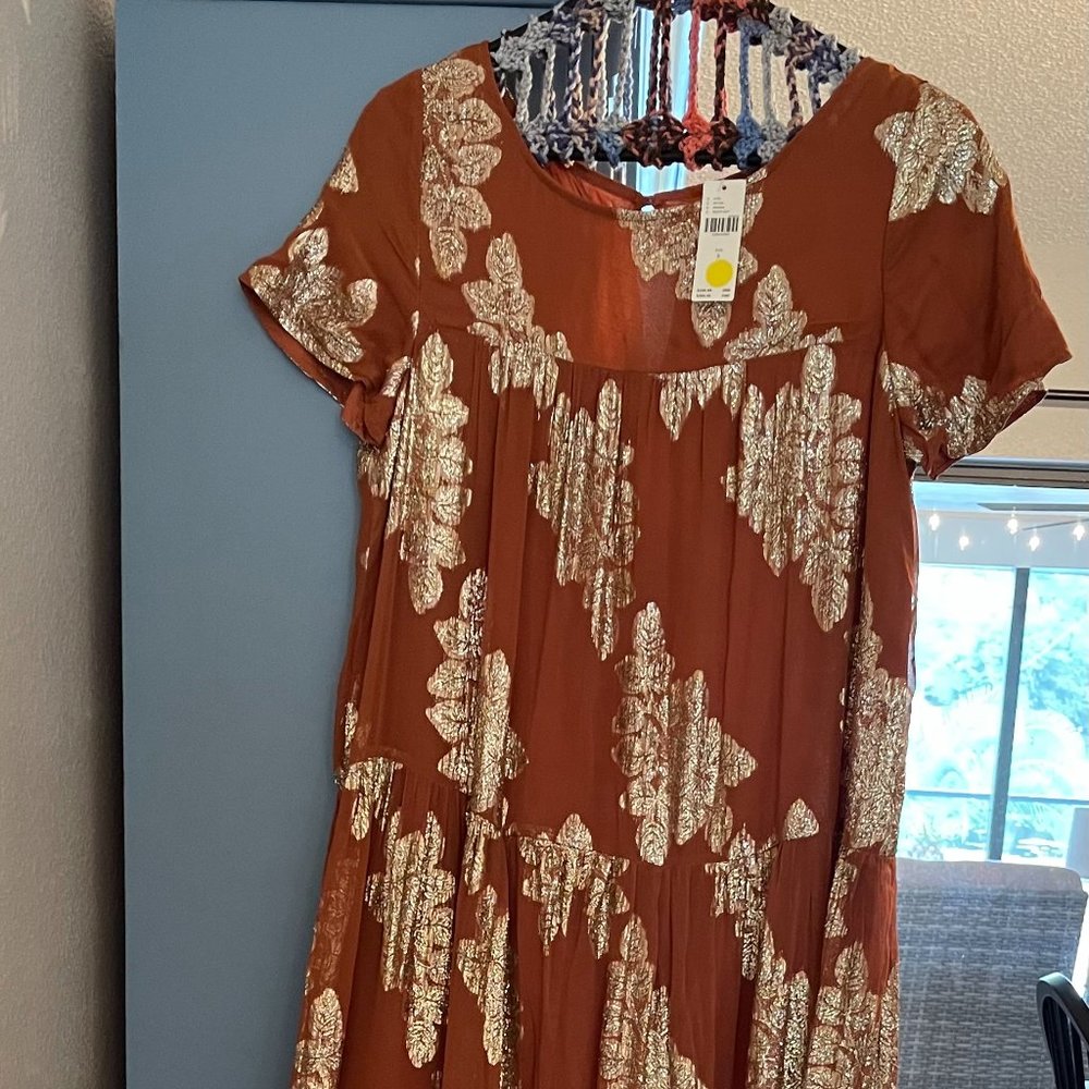 Anthropologie JOCASTA TIERED MAXI DRESS - Picture 5 of 6